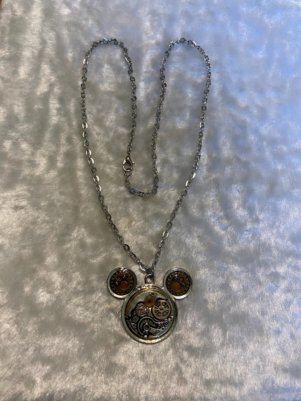 🍀Mickey Mouse Gear Steampunk Pendant Necklace